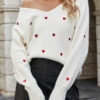 Fashion Casual Patchwork V Neck Tops
