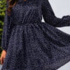 Fashion Casual Polka Dot Split Joint V Neck A Line Dresses