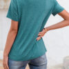 Fashion Casual Print Split Joint O Neck T-Shirts