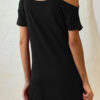 Fashion Casual Solid Split Joint V Neck A Line Dresses