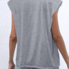 Fashion Casual Solid Split Joint O Neck T-Shirts