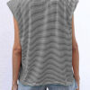 Fashion Casual Solid Split Joint O Neck T-Shirts