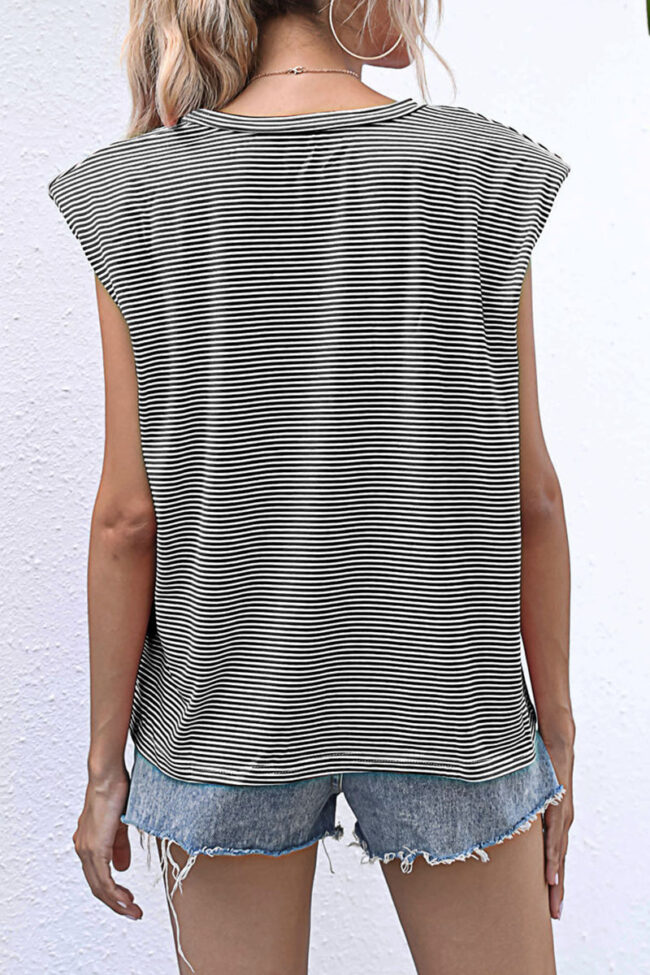 Fashion Casual Solid Split Joint O Neck T-Shirts