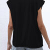 Fashion Casual Solid Split Joint O Neck T-Shirts