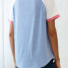 Fashion Casual Solid Split Joint O Neck T-Shirts