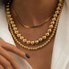 Fashion Daily Solid Split Joint Necklaces