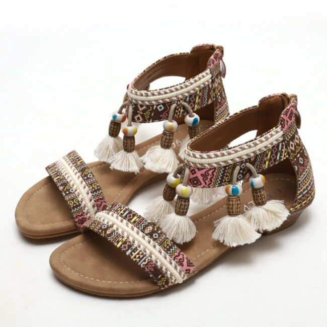 Fashion Daily Tassel Opend Comfortable Shoes