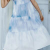 Fashion Casual Print Split Joint V Neck Princess Dresses