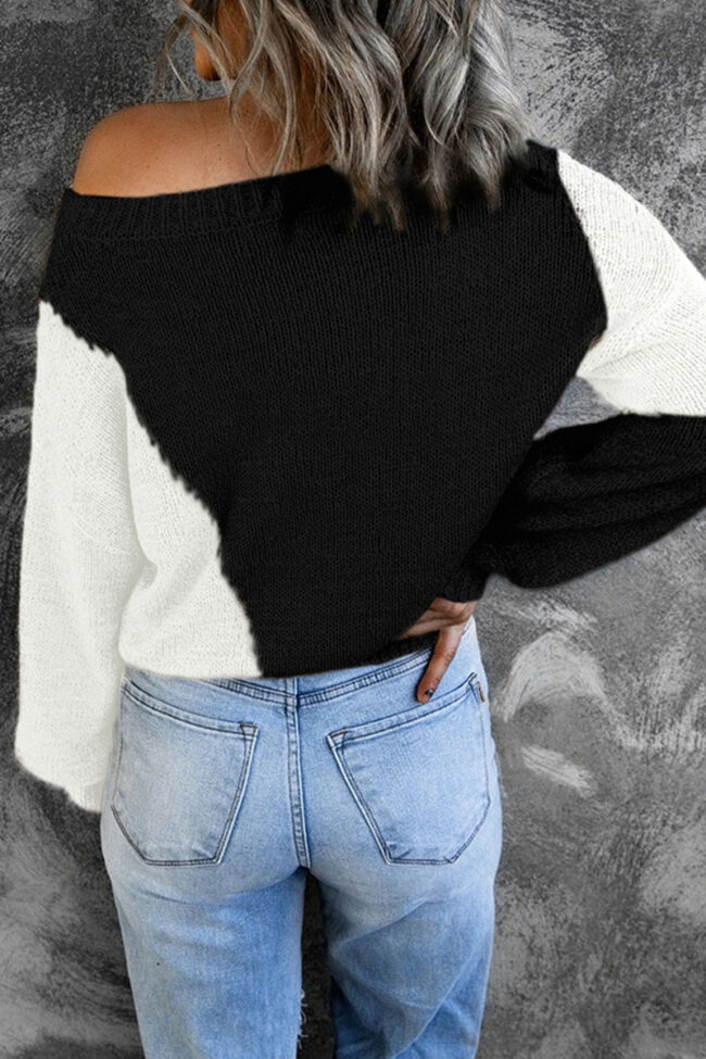 Fashion Casual Solid Split Joint O Neck Tops