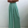 Fashion Casual Solid Split Joint V Neck Loose Jumpsuits