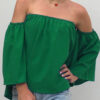 Fashion Casual Solid Split Joint Off the Shoulder Tops