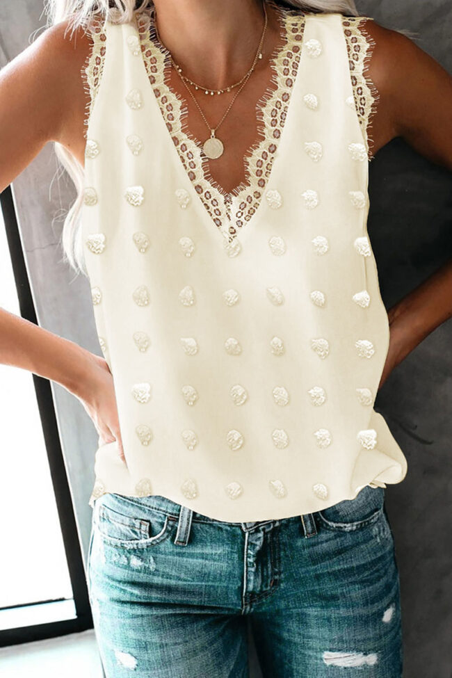 Fashion Casual Solid Split Joint V Neck Tops