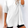 Fashion Casual Solid O Neck T-Shirts