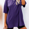 Fashion Casual Solid O Neck T-Shirts