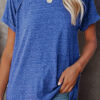 Fashion Casual Solid O Neck T-Shirts