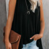 Fashion Simplicity Solid O Neck Tops