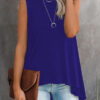 Fashion Simplicity Solid O Neck Tops