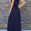Fashion Casual Solid Split Joint Strapless Cake Skirt Dresses