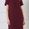 Fashion Casual Solid Split Joint O Neck A Line Dresses