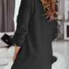 Fashion Casual Solid Split Joint Turn-back Collar Outerwear