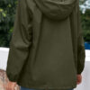 Fashion Casual Solid Split Joint Turndown Collar Outerwear