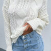 Fashion Casual Solid Split Joint Turtleneck Tops