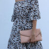 Fashion Street Leopard Off the Shoulder A Line Dresses