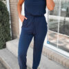 Fashion Street Solid Split Joint Strapless Jumpsuits