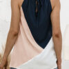 Fashion Sweet Solid Split Joint Halter Tops