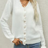 Fashion Street Solid Split Joint V Neck Tops