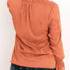 Fashion Sweet Solid Split Joint V Neck Tops