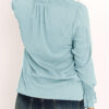 Fashion Sweet Solid Split Joint V Neck Tops