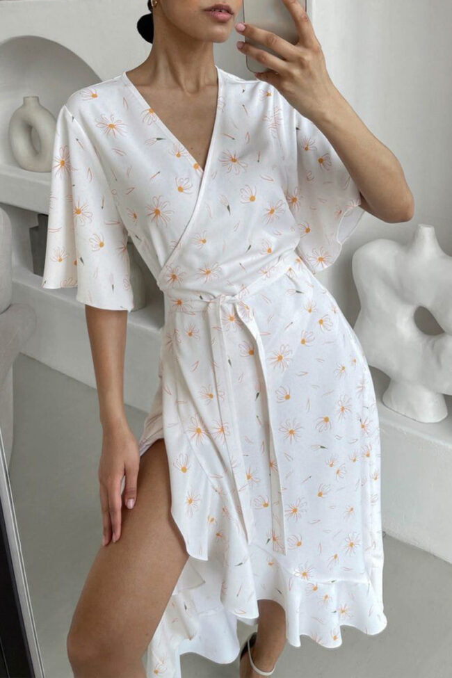 Fashion casual floral print dress