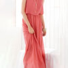 Fashion Casual Solid Split Joint O Neck A Line Dresses