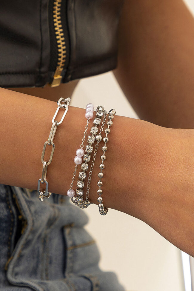 Fashion Simplicity Geometric Split Joint Bracelets