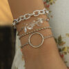 Fashion Simplicity Geometric Solid Split Joint Bracelets