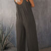 Fashion Casual Solid Spaghetti Strap Loose Jumpsuits