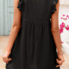 Fashion Casual Striped Split Joint O Neck A Line Dresses