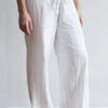 Fashion Simplicity Solid Loose Mid Waist Wide Leg Bottoms