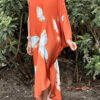 Vacation Print Split Joint One Shoulder Irregular Dresses