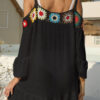 Fashion Casual Patchwork Hollowed Out Spaghetti Strap Dresses