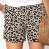 Fashion Casual Print Pocket Loose High Waist Straight Bottoms