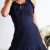 Fashion Sweet Solid Split Joint Spaghetti Strap A Line Dresses