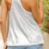 Fashion Casual Solid Split Joint V Neck Tops