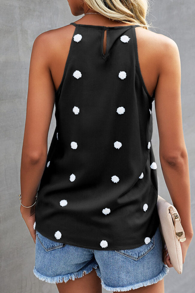 Fashion Street Dot O Neck Tops