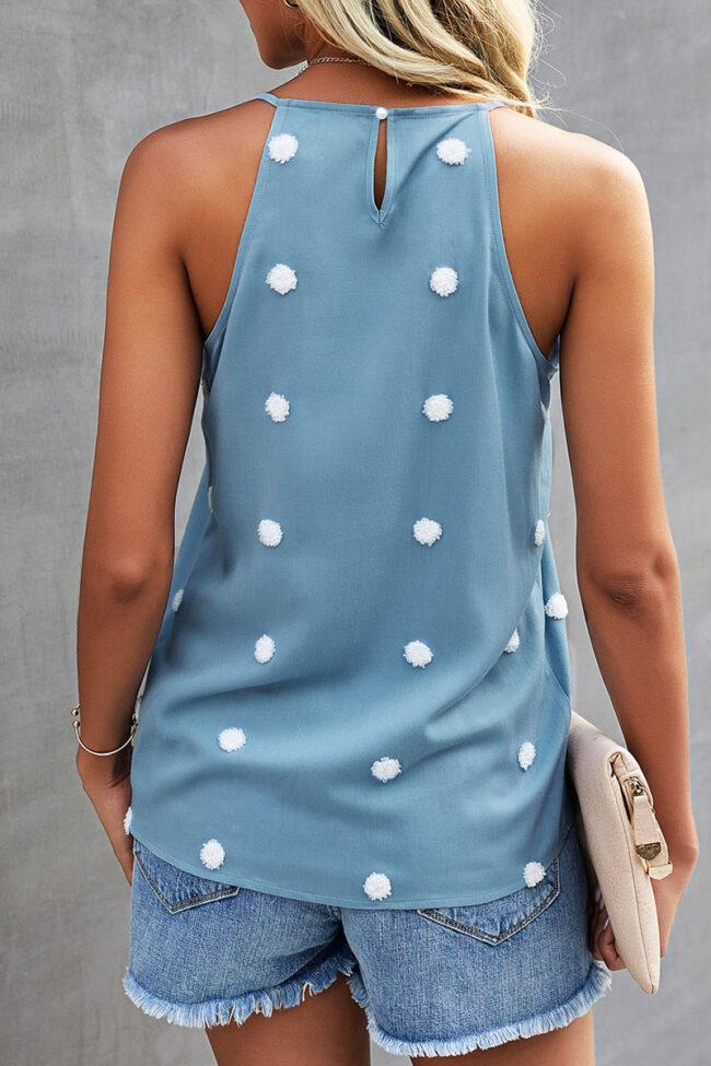 Fashion Street Dot O Neck Tops