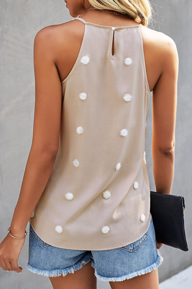 Fashion Street Dot O Neck Tops