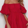 Fashion Casual Solid Split Joint Off the Shoulder A Line Dresses