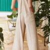 Casual Solid Without Belt Spaghetti Strap Loose Jumpsuits