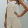 Fashion Casual Solid Spaghetti Strap Loose Jumpsuits